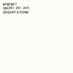 #FBFBF7 - Desert Storm Color Image